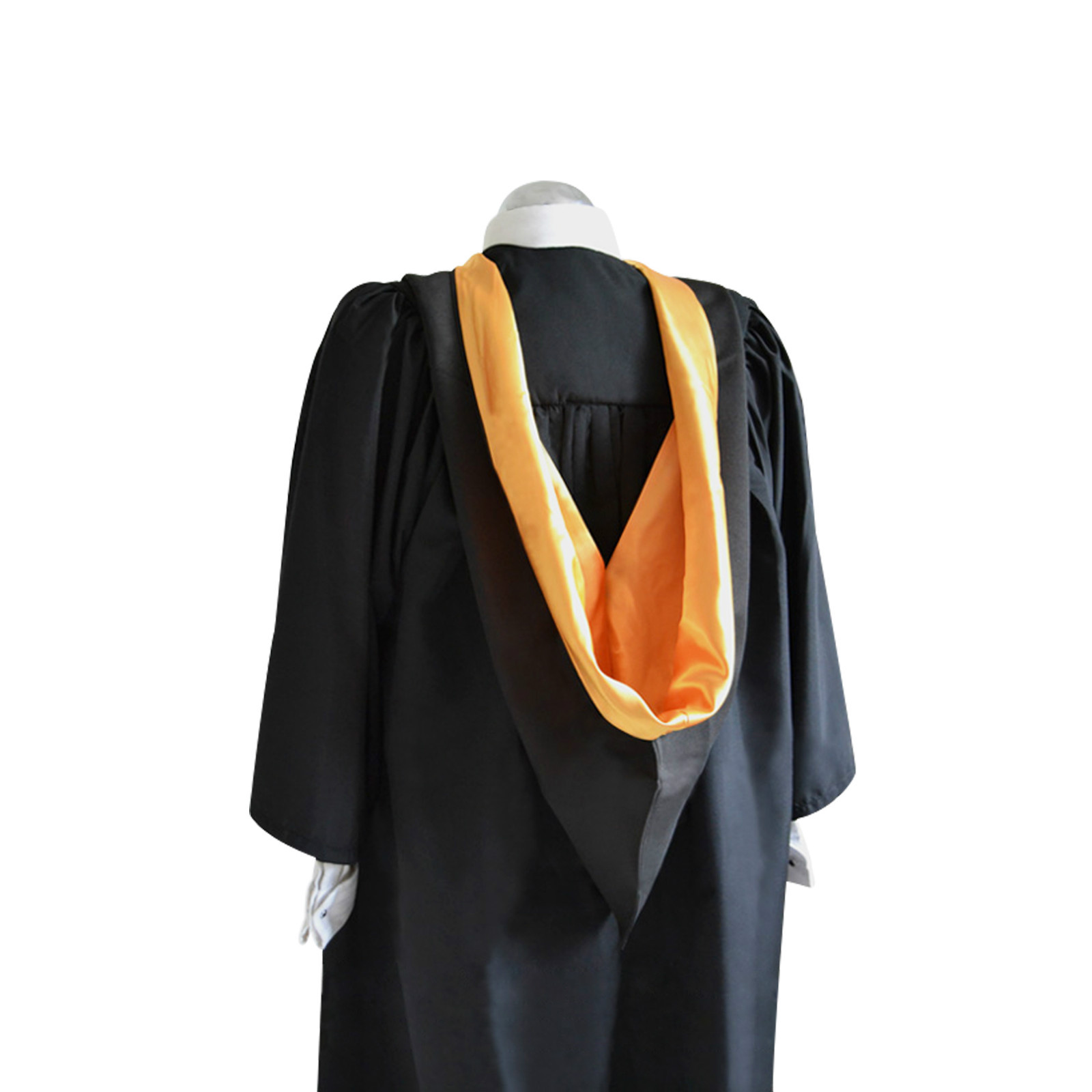 Luxury Graduation Gown & Hat Burgon Hood/Cap Set University Bachelor Adult Robe