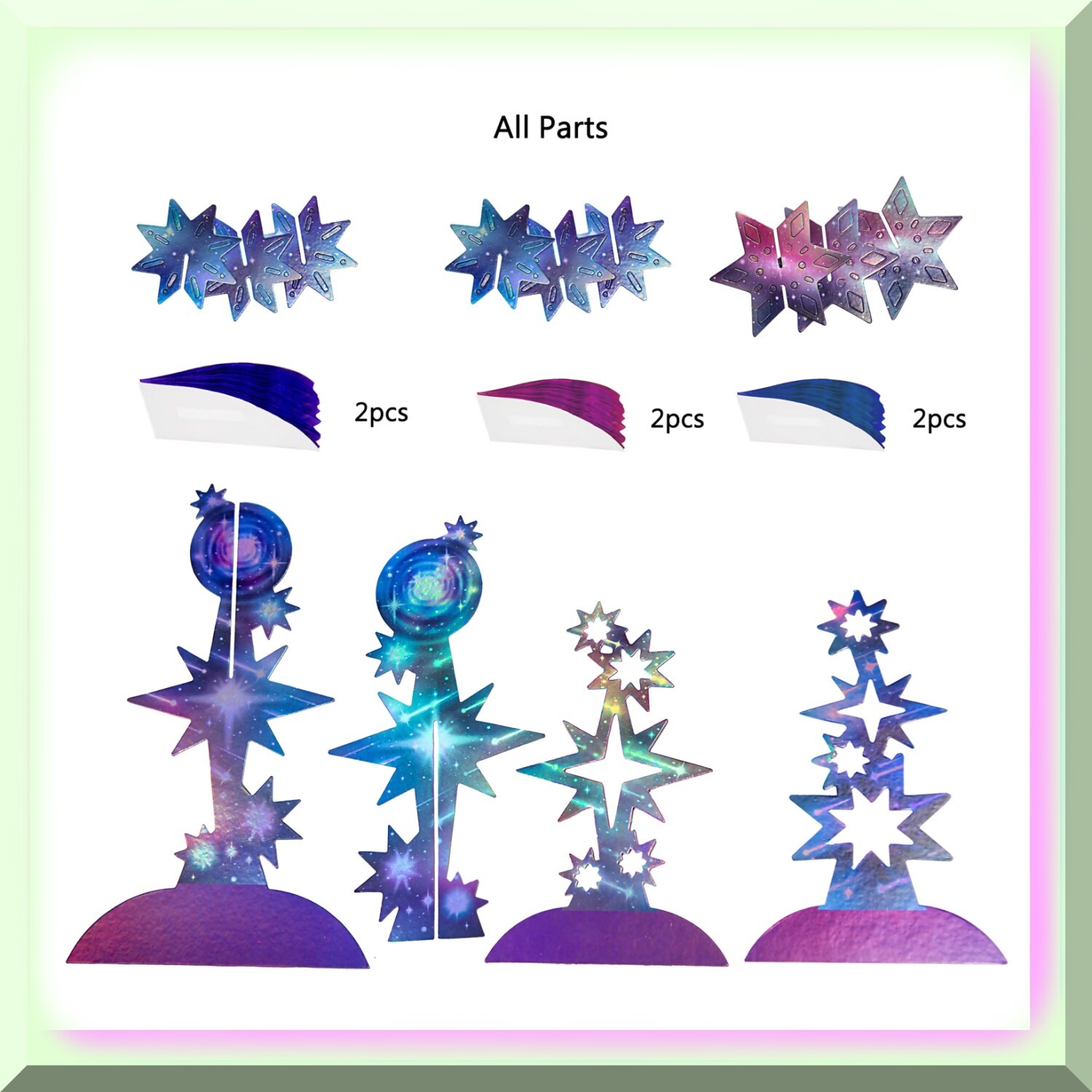 Galaxy Space Themed Table Decorations Set