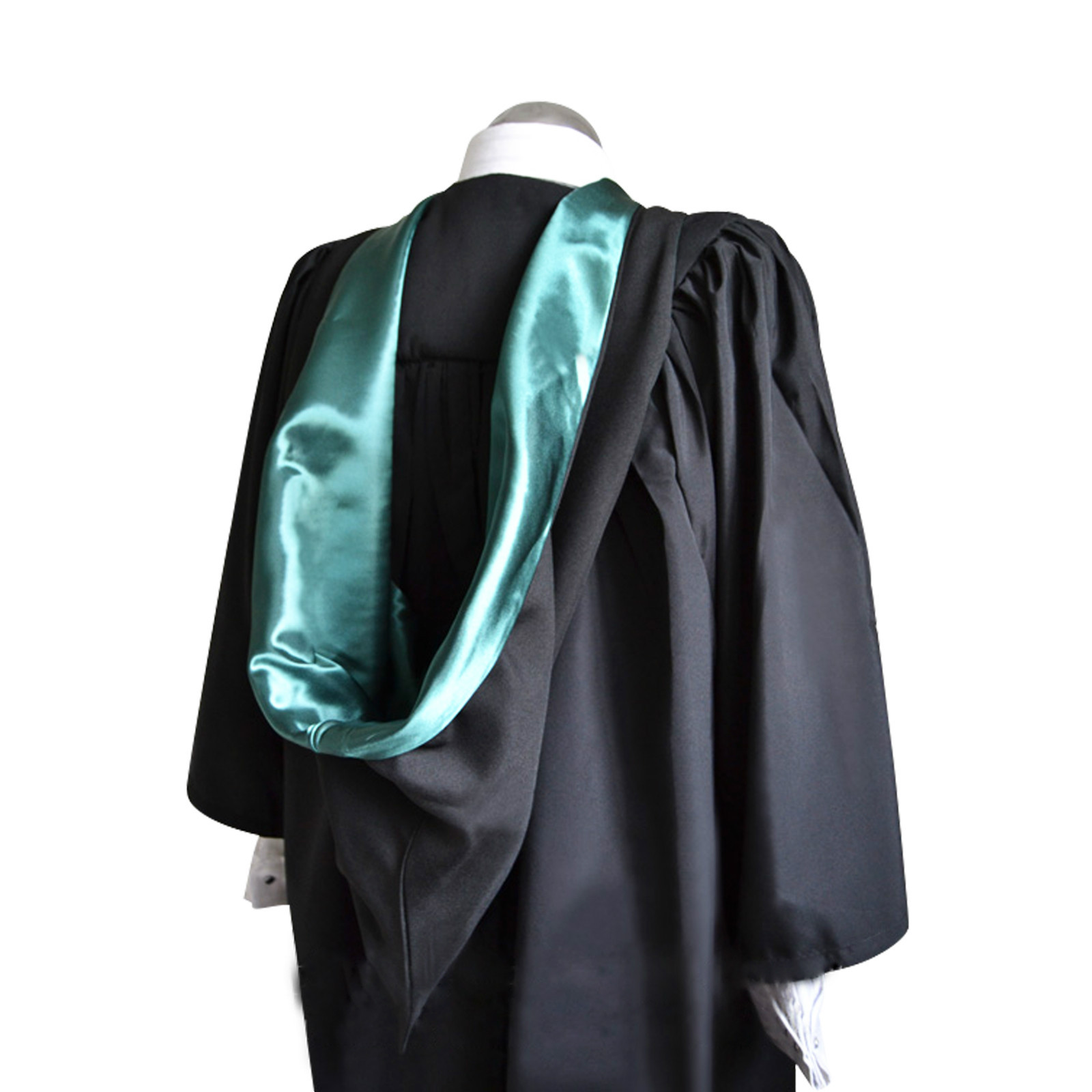 Luxury Graduation Gown & Hat Burgon Hood/Cap Set University Bachelor Adult Robe