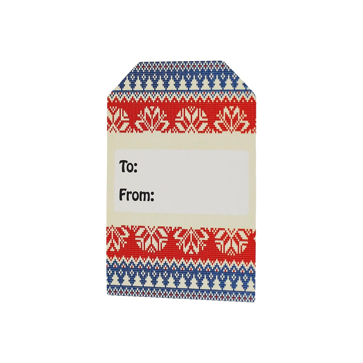 Christmas Sweater Holiday Gift Tags | 2 x 3″ inch – 100 Pack