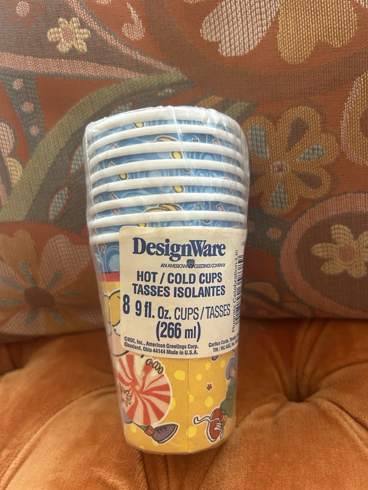 Vintage Rugrats Halloween Party Paper Cups 8 9oz