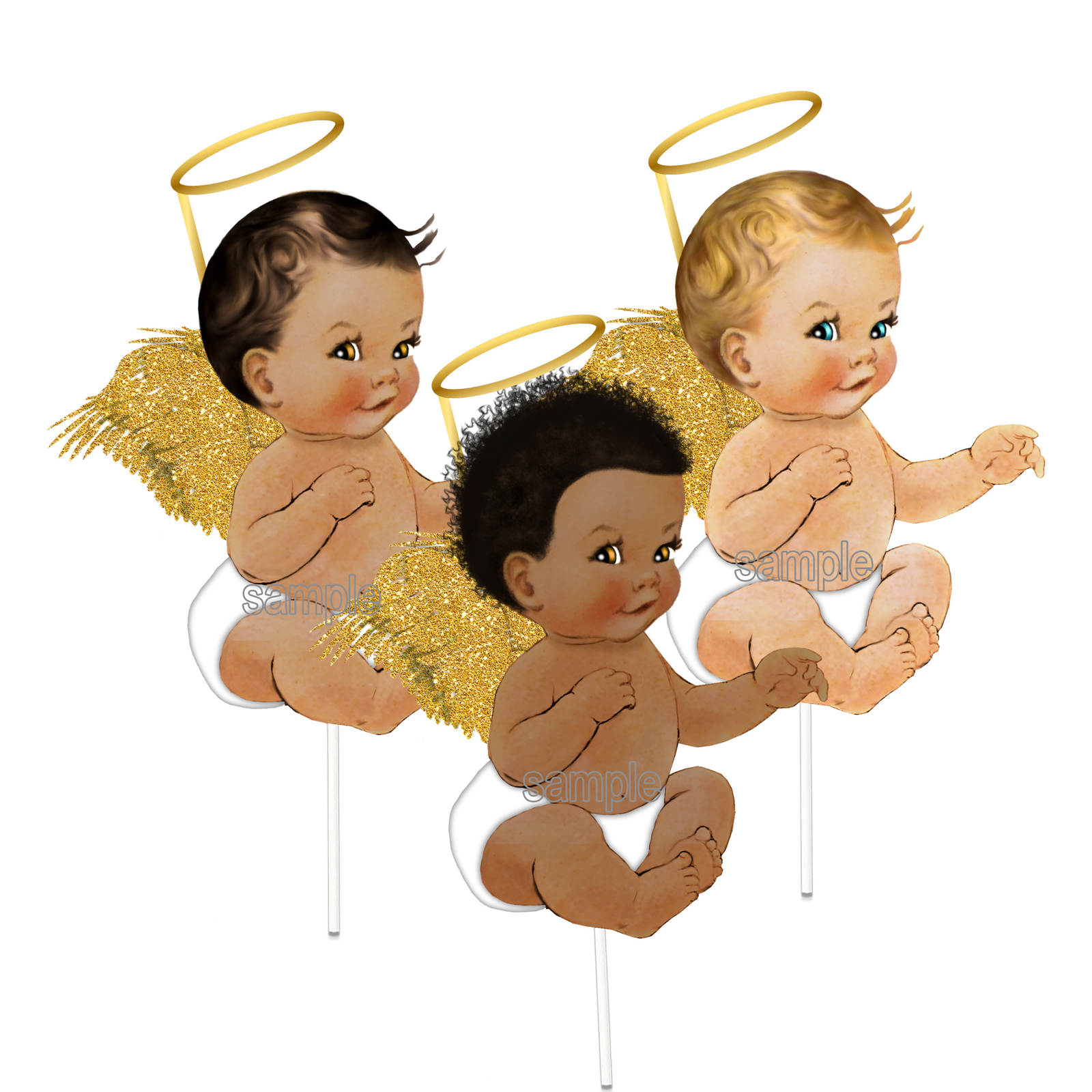 Sitting Angel Boy Centerpieces Baptism First Holy Communion Christening Party