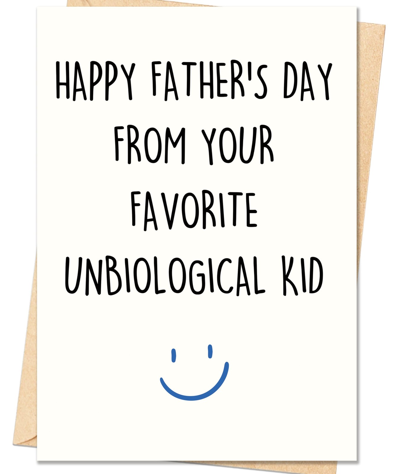Smithtuy Step Dad Fathers Day Card, 7 X 5 Inches / 17.78 X 12.70 Cm, SY-267
