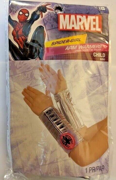 Spider-Girl Tights or Arm Warmers – Child One Size Fits Most – Halloween Costume