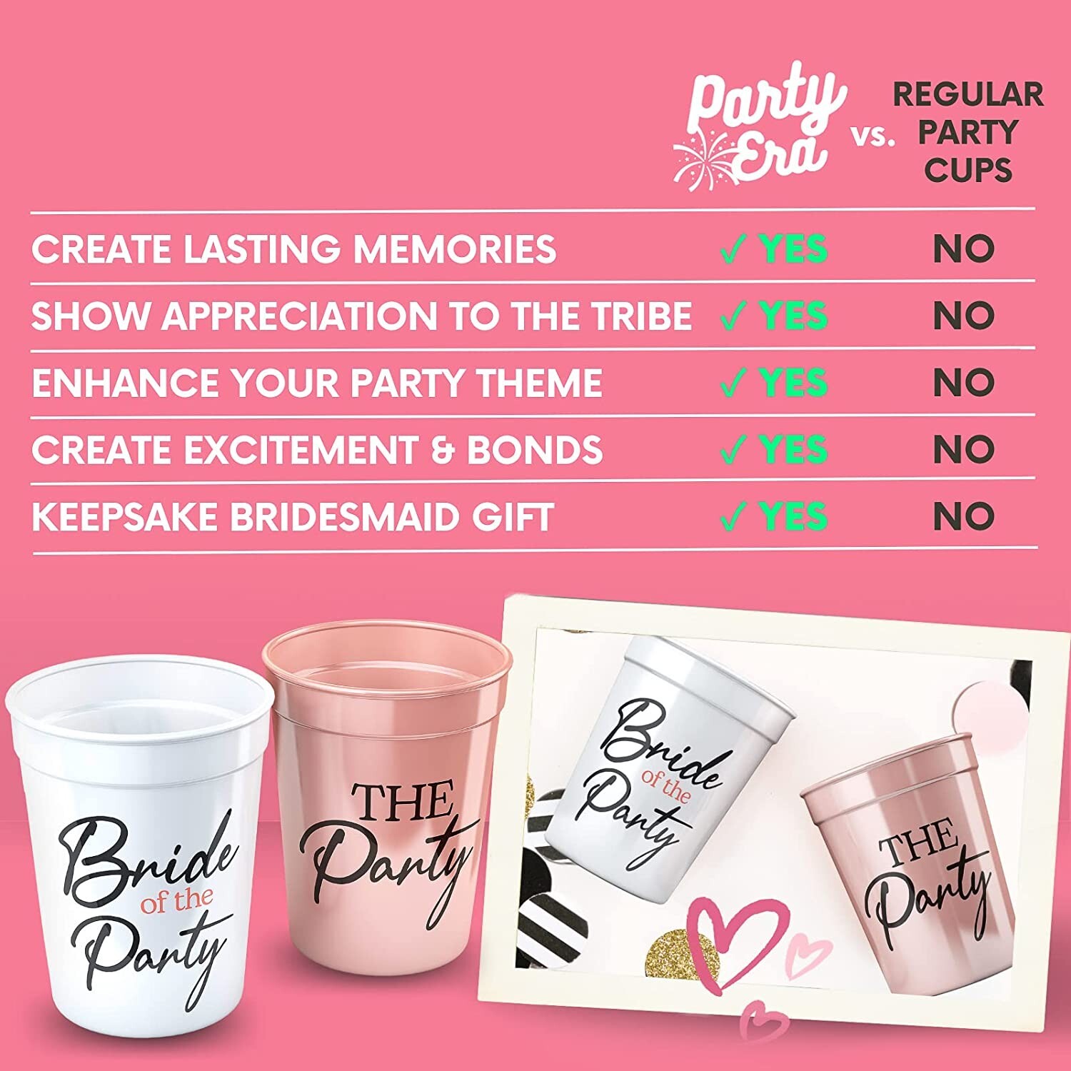 Bachelorette Party Cups – Bride Cup & Bridesmaid Cups as Bachelorette-C2