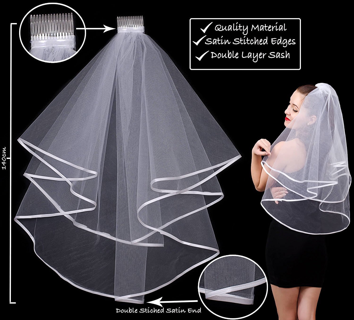 One Mecara BACHELORETTE & BRIDAL SHOWER PARTY DECORATIONS KIT Bride To Be – Sash