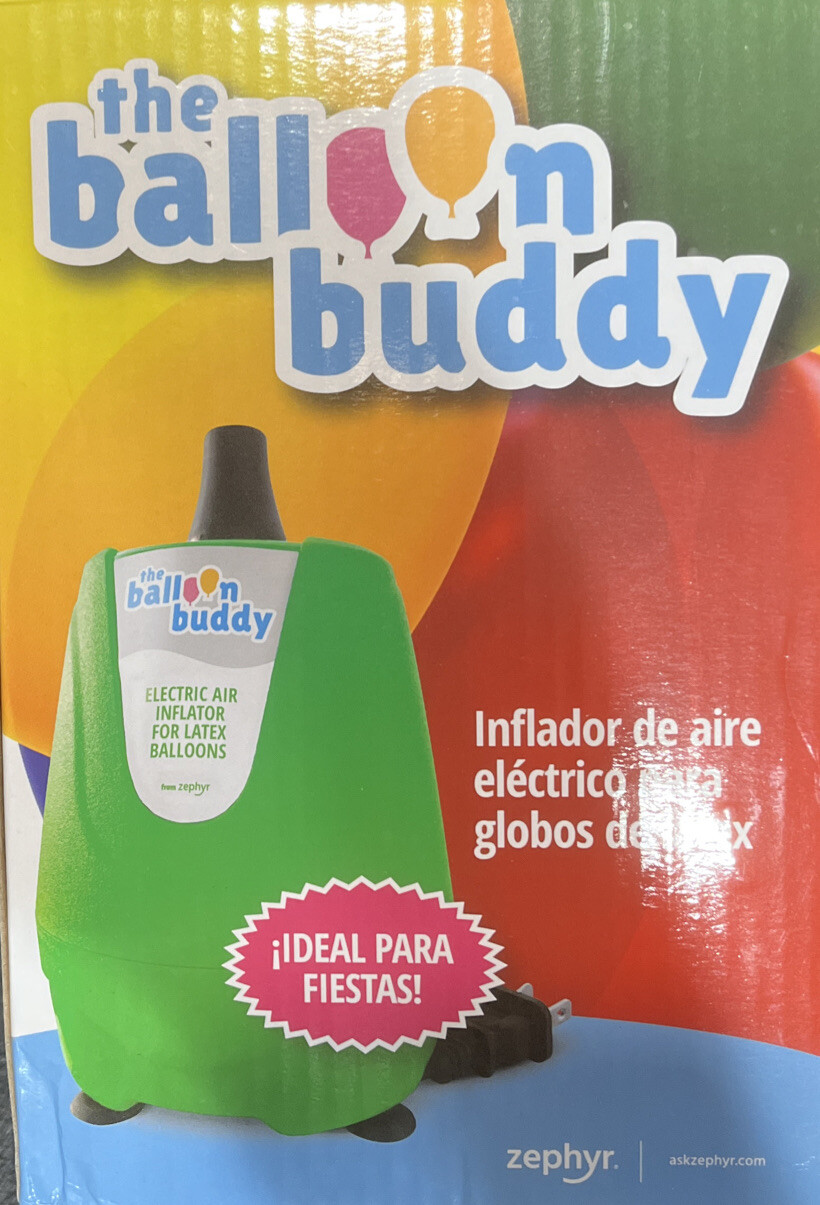 Balloon Pump The Balloon Buddy Electric Air Inflator By Zephyr Blow Up Balloons