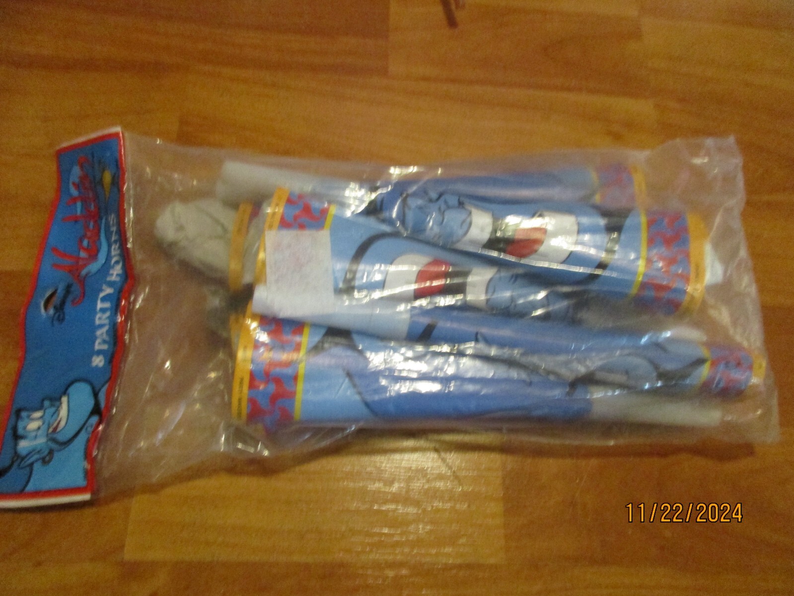 Aladdin’s Genie 8 Pack Party Horns Party Supplies Multi-color Party Express NOS