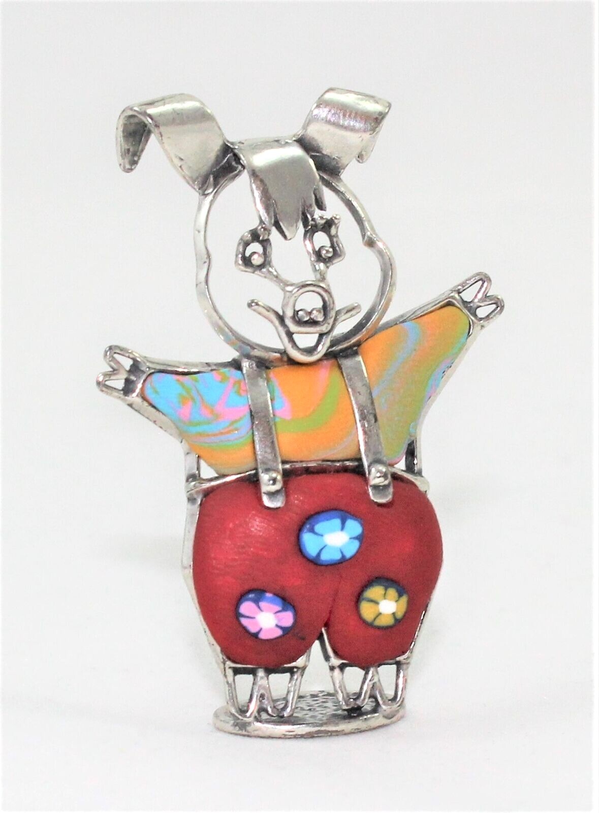 10 Baby Favors Boy Birth Piglet Blue Red Silver 925 Vintage