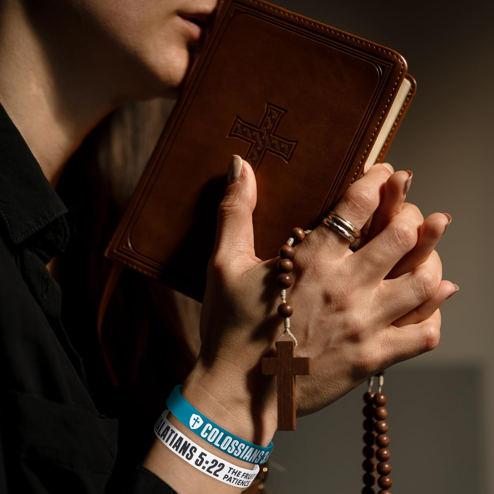 12 Pieces Bible Verse Bracelets Christian Scripture Bracelets Silicone Religi…