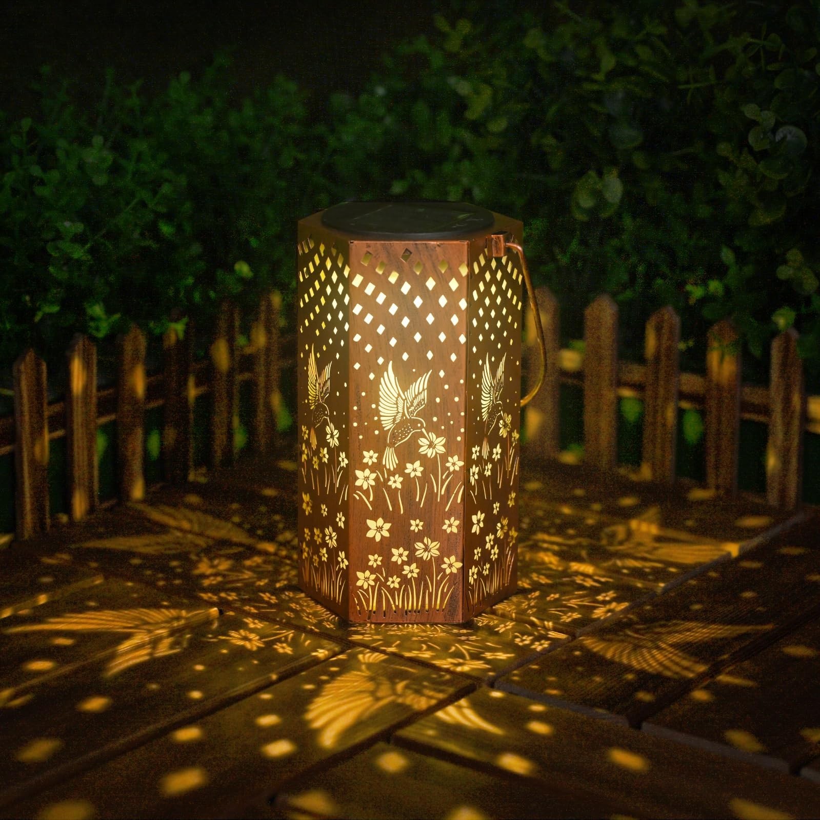 Birthday Gifts for Women Hummingbird Solar Lights Outdoor – Gifts for Mom, Mo…