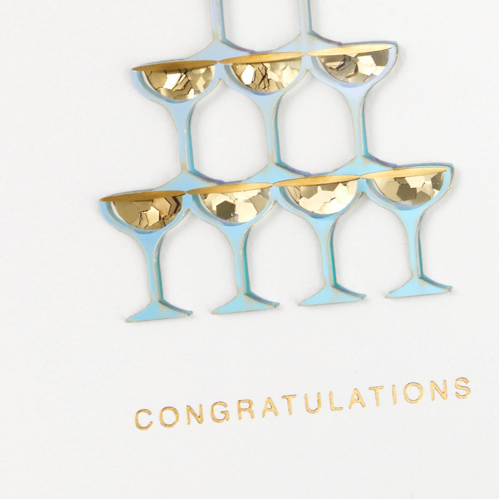 Hallmark Signature Wedding Card, Bridal Shower Engagement 11, Champagne
