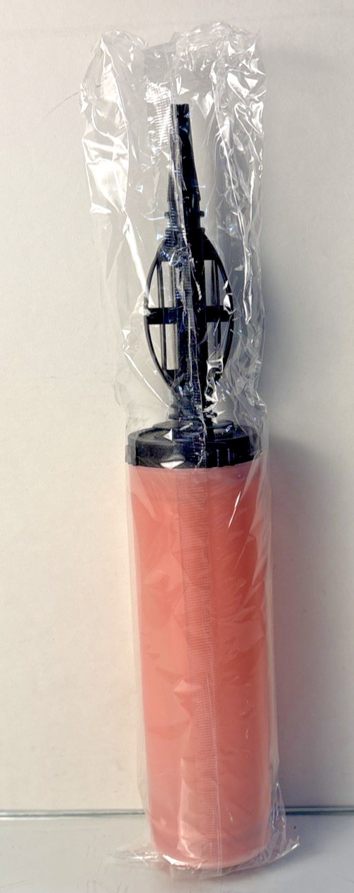 Pink Balloon Pump Hand Air Inflator Dual Action Portable Party Decor Tool