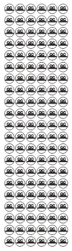 D7189 3/8″ QC Quality Control Round Vinyl Inventory Label Dot Stickers