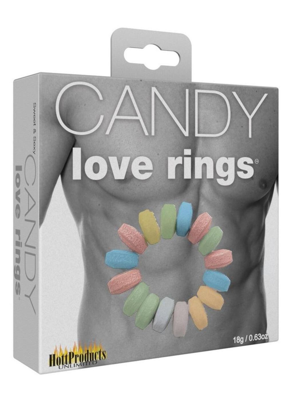 Sweet and Sexy Candy Love Rings