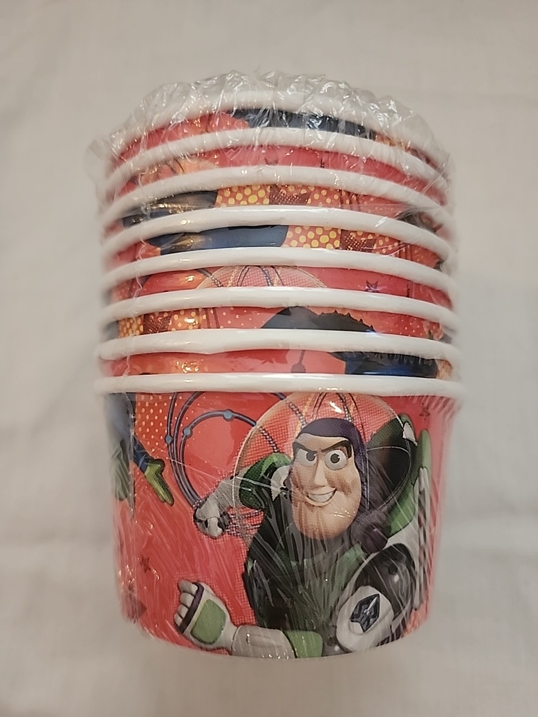 Disney Toy Story Power Up 8ct Treat Cups 8.5oz Woody Buzz Dinosaur Party