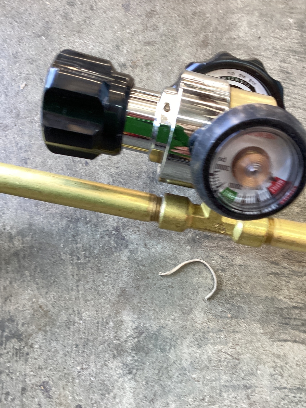 Western dual balloon fill inflator w/ HT gauge #BR22HG