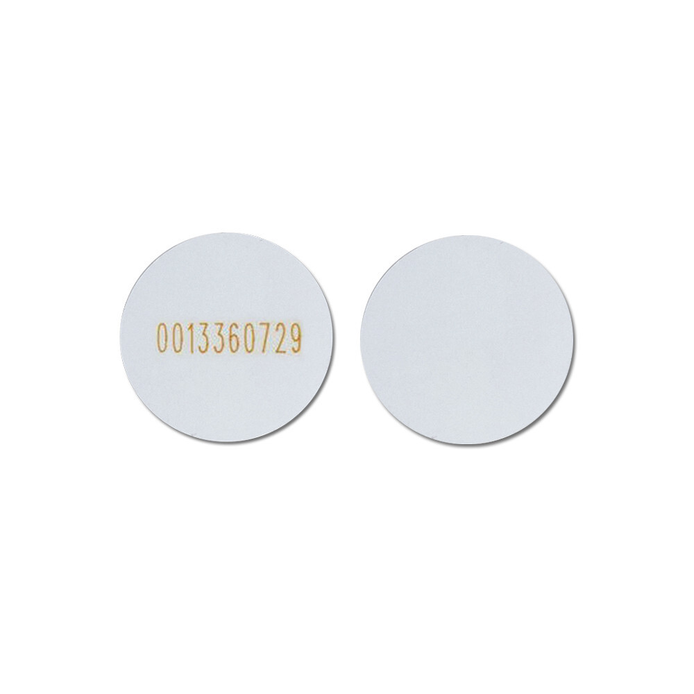 100Pcs 125KHz EM4100 ID RFID compatible cards Φ25mm Printed number/