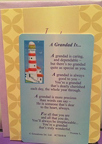 A Grandad Is…..Sentimental Keepsake Wallet / Purse Card – anytime, age, xmas