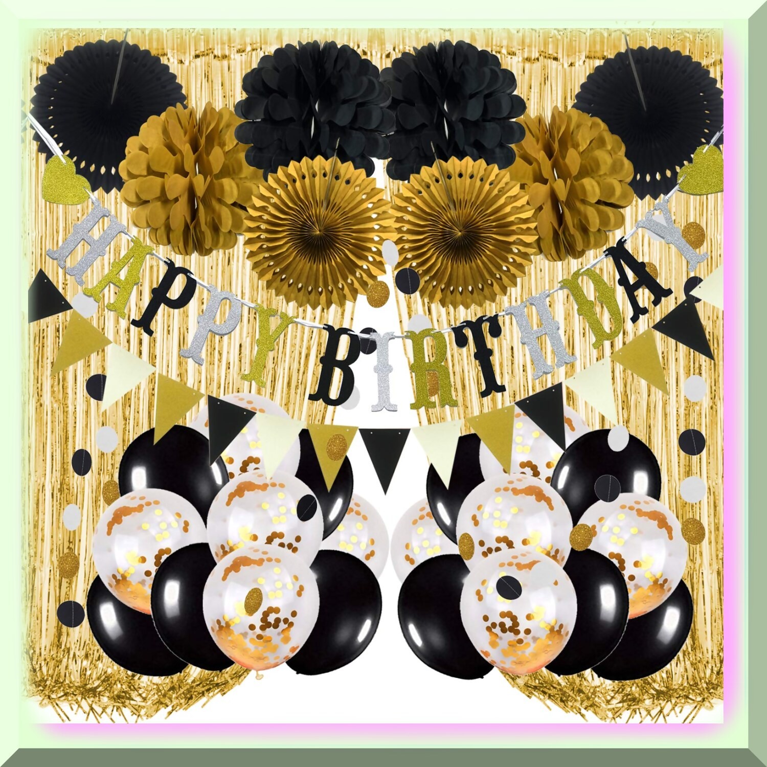 Pink Birthday Party Decorations Kit