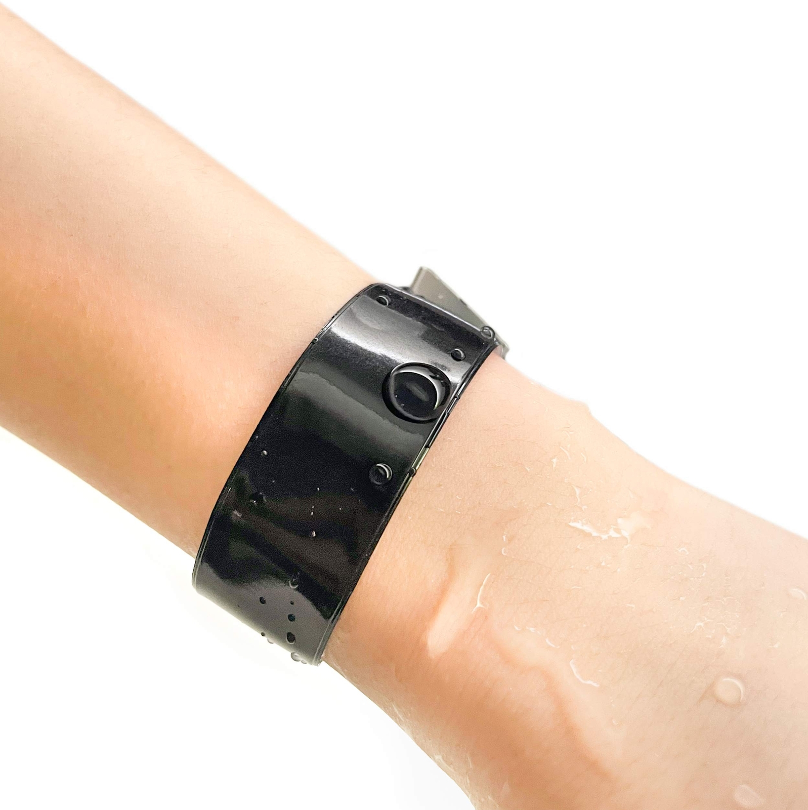 Ouchan Plastic Wristbands Black – 100 Pack Wristbands for Events Club Music M…