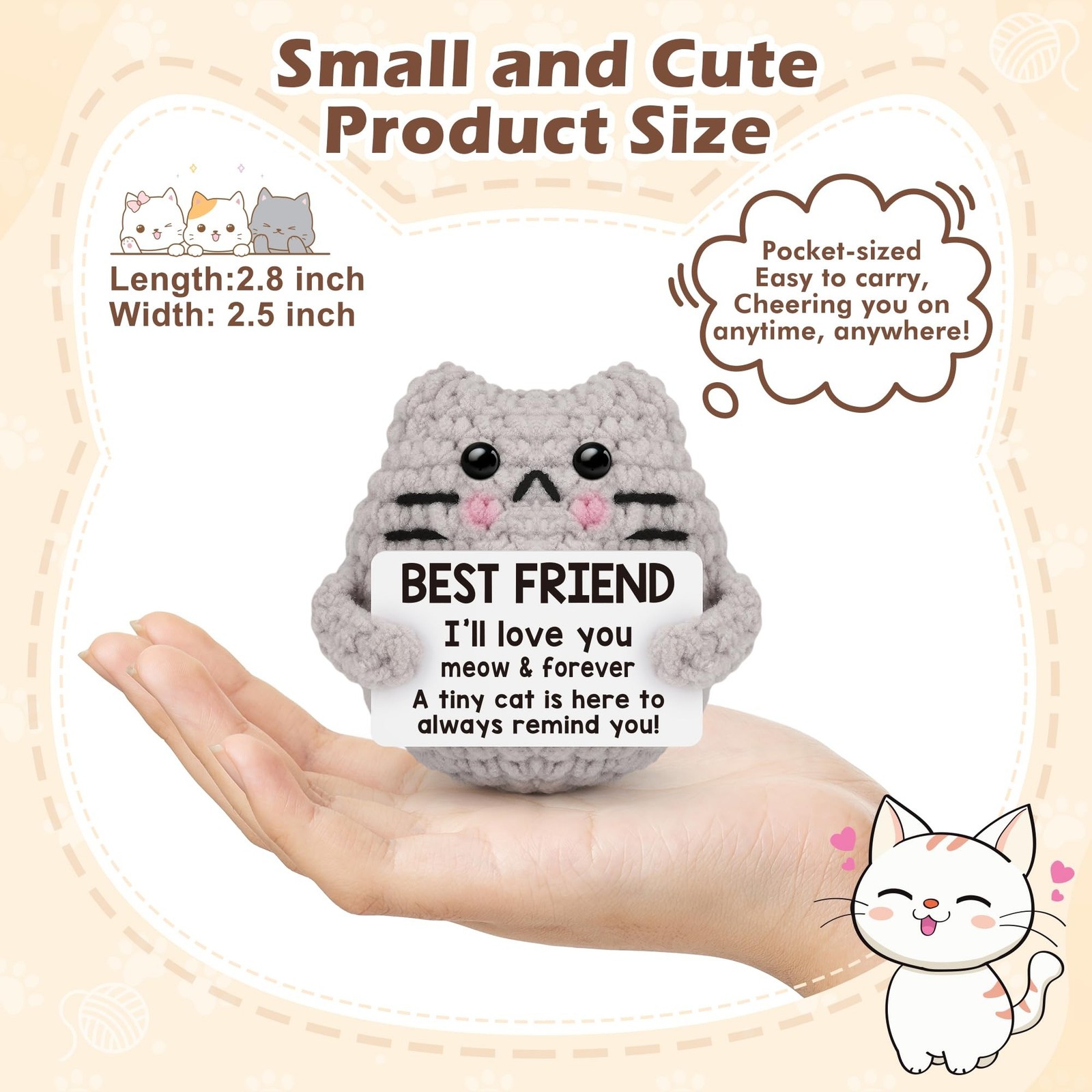 Best Friend Birthday Gifts for Women Men, Galentines Friendship Gifts for Fri…