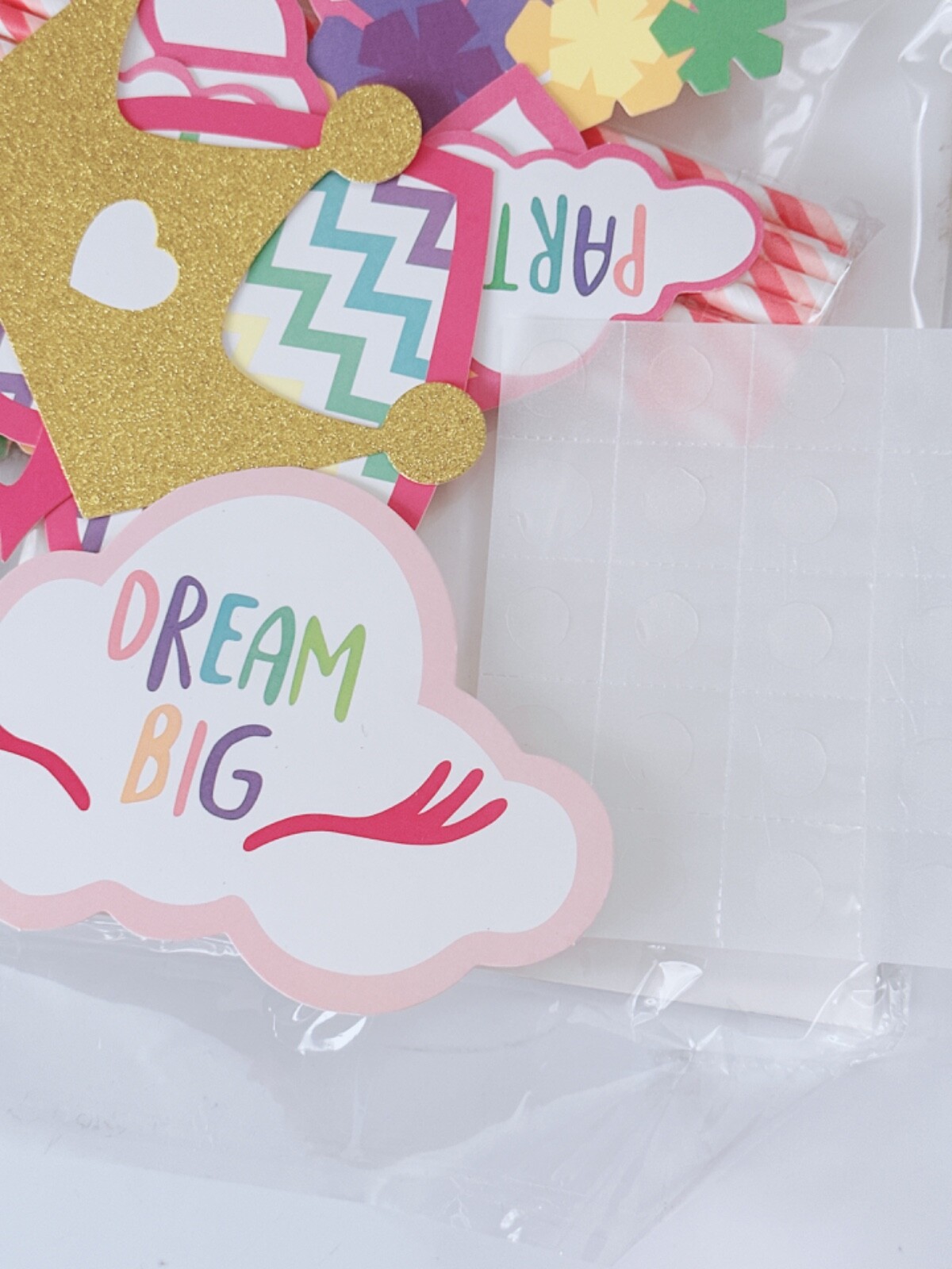 Girl Teen Unicorn Rainbow Pony Birthday Party Selfie Photo Booth Prop Game Signs