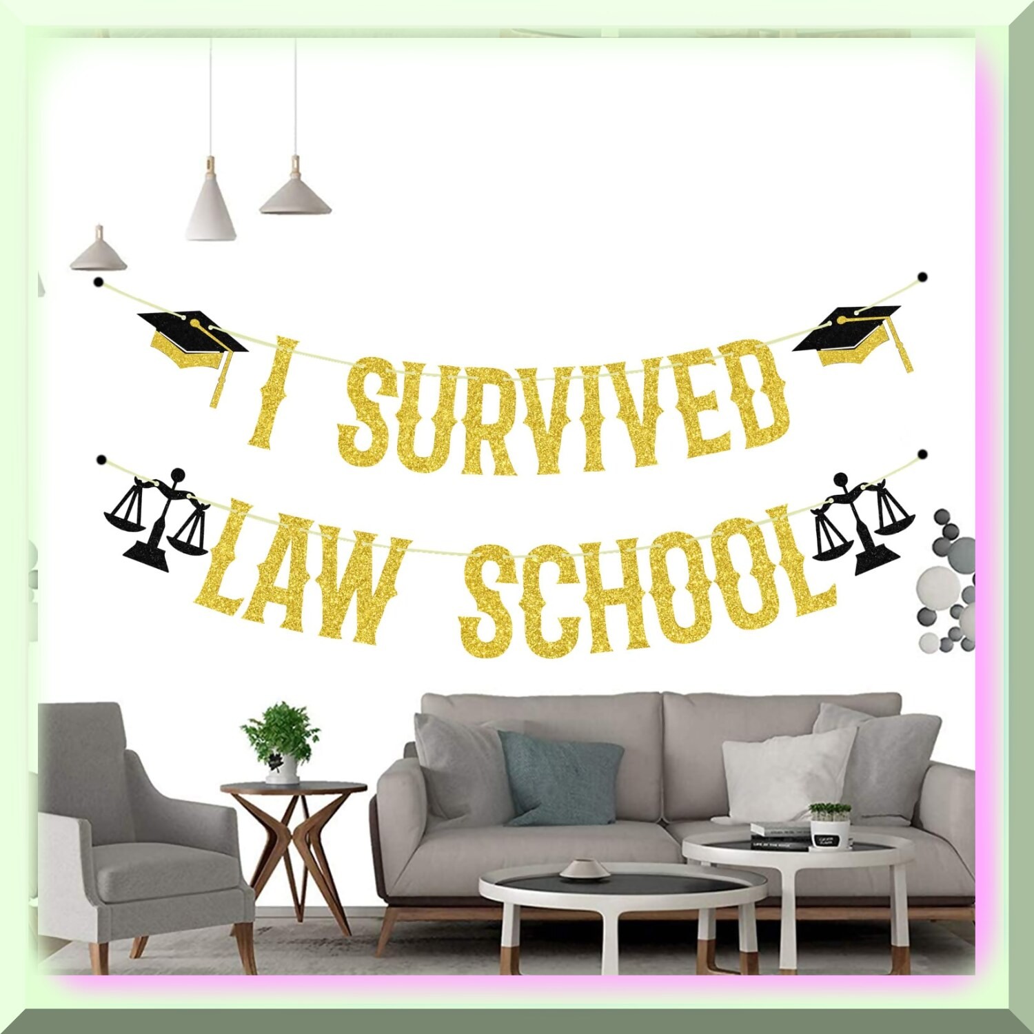 Law School Graduation Celebration Banner
