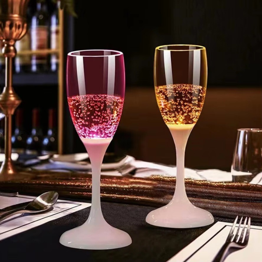 6 Color LED Flashing Light Up Cups Multicolor Party Mugs for Drinks and Decor