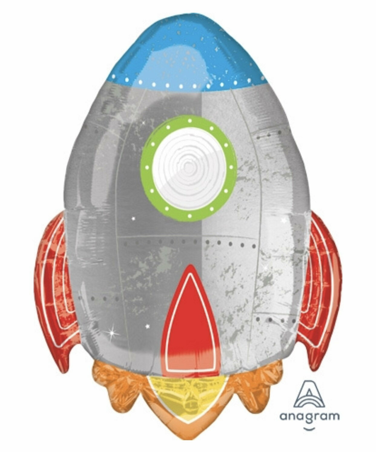 3-2-1 Blastoff! 29″ Rocket Balloon, Space Party, Rocket Party