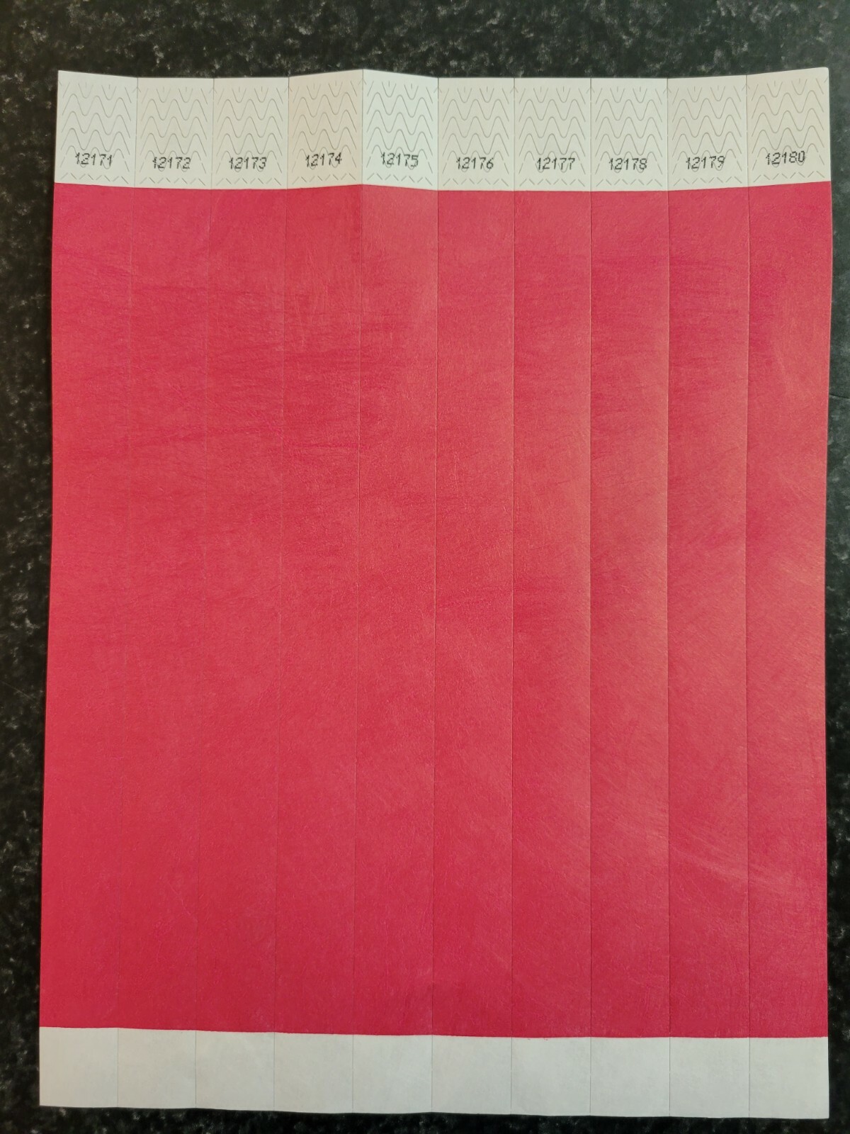 100 3/4″ BURGUNDY TYVEK WRISTBANDS, WRISTBANDS FOR EVENTS, PAPER WRISTBANDS