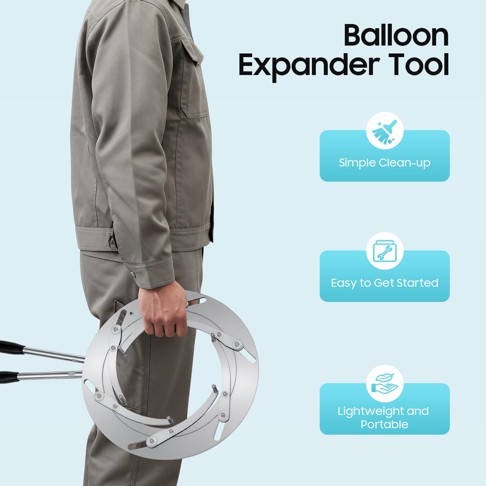Large Balloon Stuffing Machine Wrapping Filler Party Balloon Expander Tool