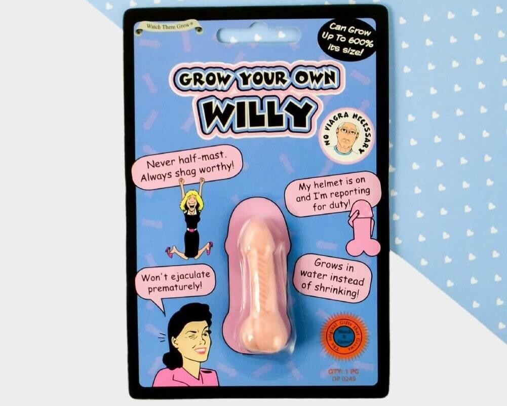 Grow Your Own Willy Pecker 600% in water! – Hysterical Adult Gag Joke Prank Gift