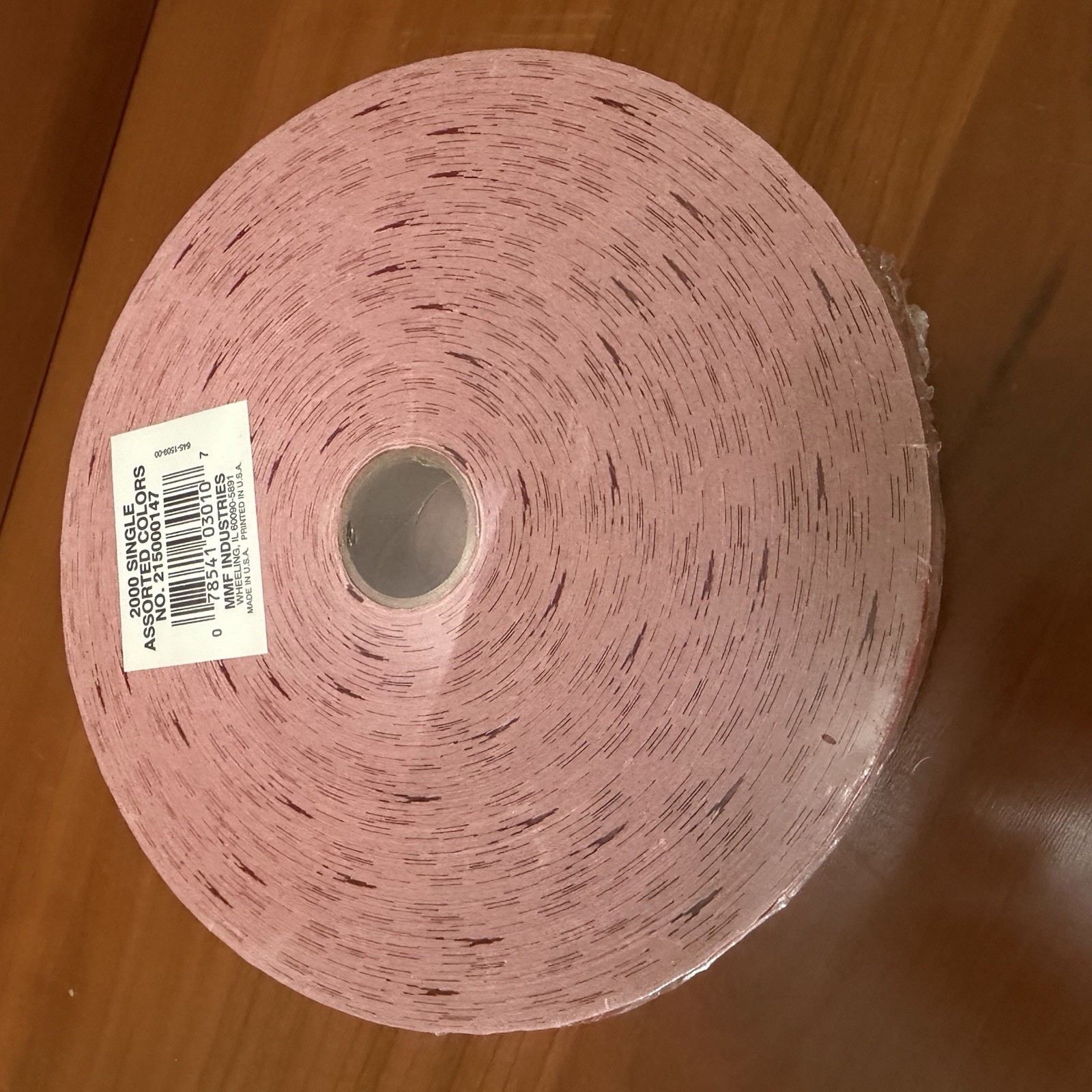 Admit One Raffle Tickets Roll of 2000 Made In USA Numbered RED MMF