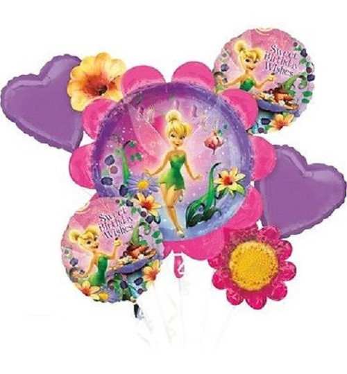 Disney Fairies – Tinkerbell- Happy Birthday Balloon Bouquet NEW!