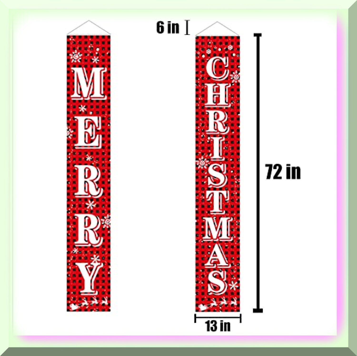 Red 72-Inch Celebration Banner