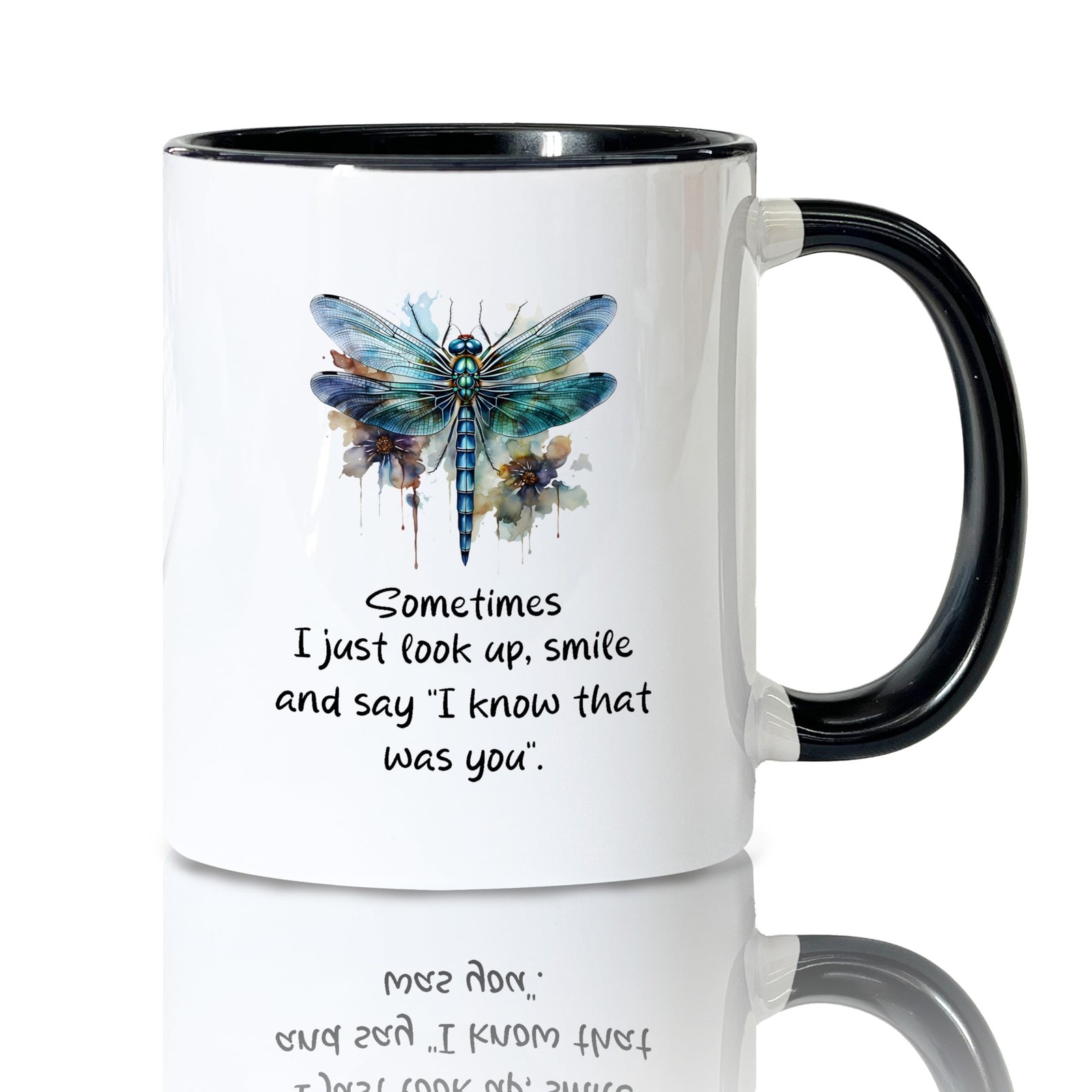 Memorial Dragonfly Coffee Mugs – Dragonfly Gifts for Women Coffee Teacup, Sym…