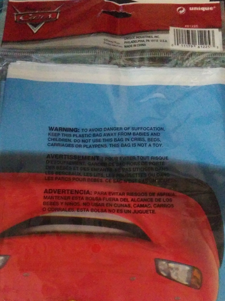 Disney Pixars Cars Tablecloth 54″×84″. BNIP! Ft. McQueen and Meeter.