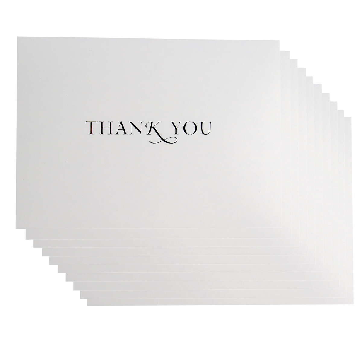60ct Blank Thank You Gift Cards & Envelopes By Designer Greetings Assorted Notes