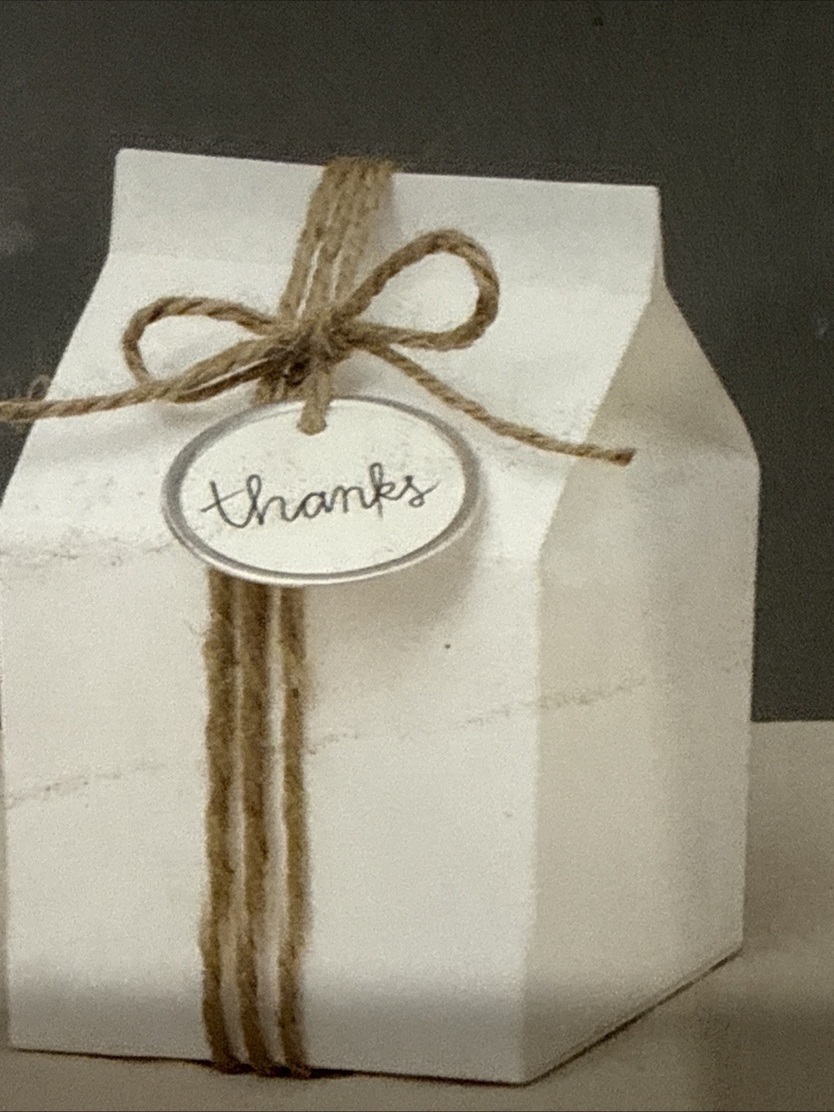 Recollections Craft It White Milk Carton Gift Boxes Lot of 24 New