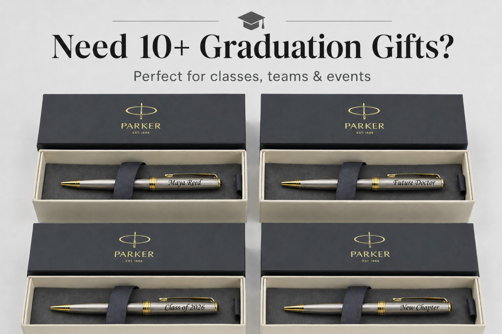 Personalized Engraved Red Maple Wood Ballpoint Bulk Pen with Box Custom Gift
