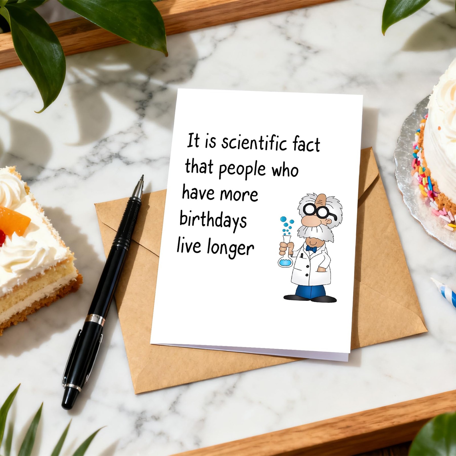 PTRUKD Funny Birthday Card for Men – Humorous 5 x 7 inches, OLD-KM-126