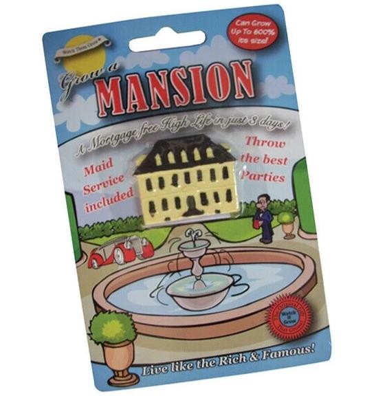 Grow Your Own Mega Rich Mansion Home! – Hysterical Adult Gag Joke Prank Gift