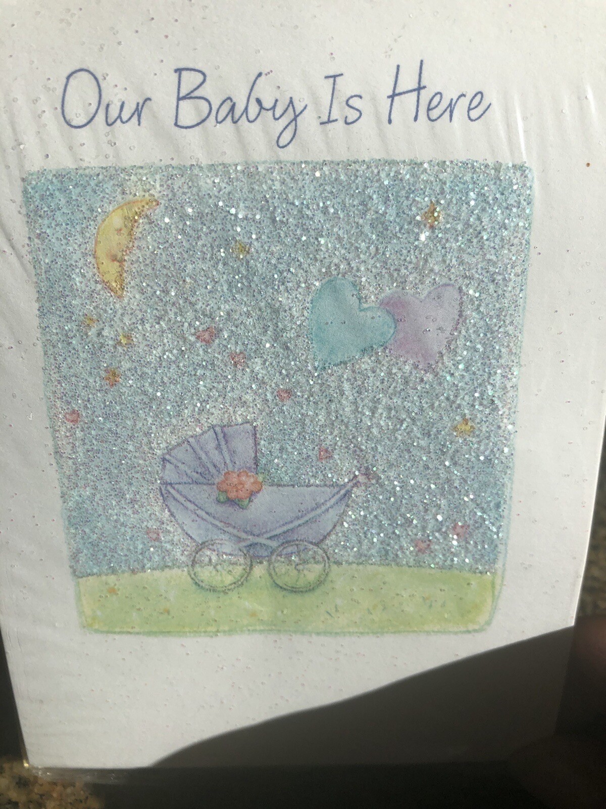 NEW HALLMARK Baby Birth Announcements CARDS Our Baby is Here Envelopes Packof 8 