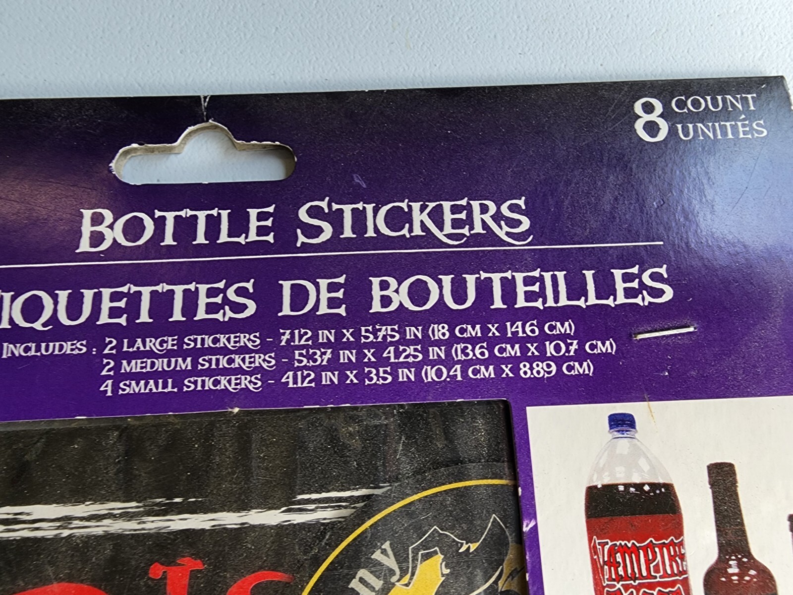 Halloween Bottle potion Stickers Poison Spider Witch Brew TrickTreat Centerpiece