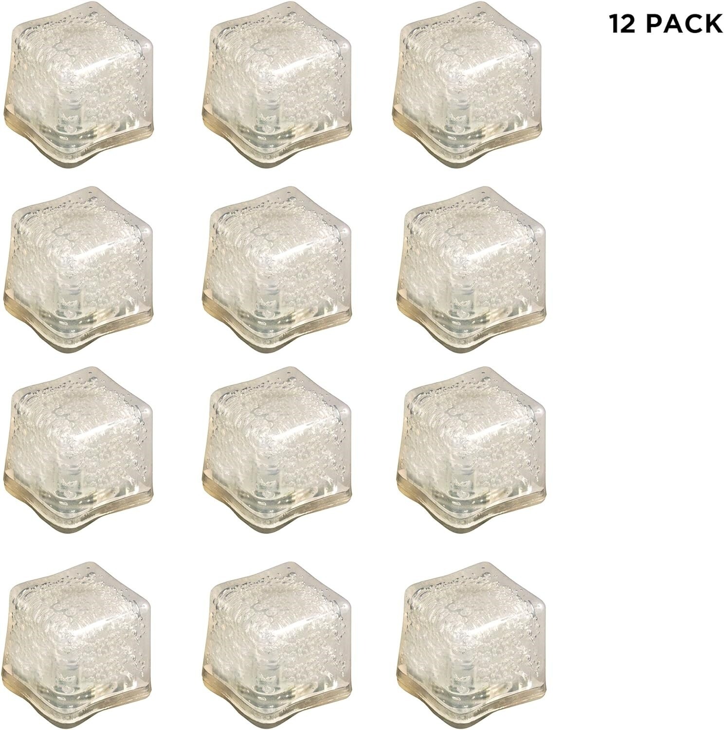 Luces Led En Cubos De Hielo Para Fiestas, Bares Bodas Club 12 PCS Reutilizables