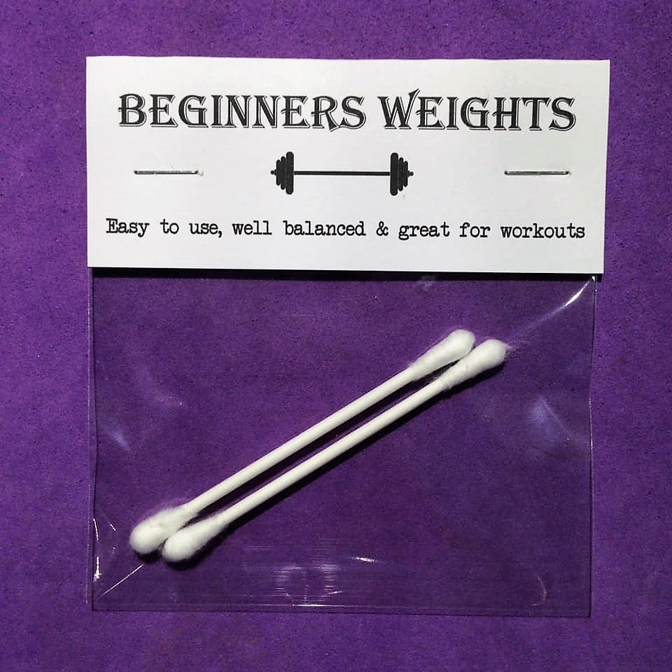 Beginners Weights Novelty Gift Secret Santa Gym Lover Joke Present Birthday Xmas