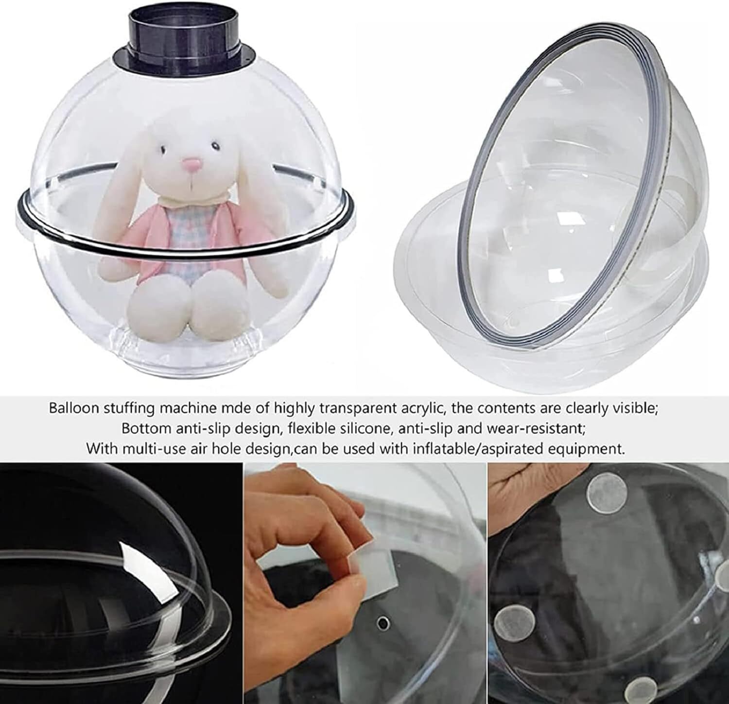 Balloons Filling Machine for Stuffing Gift Rose Plush Toy Balloon Bouquet Party