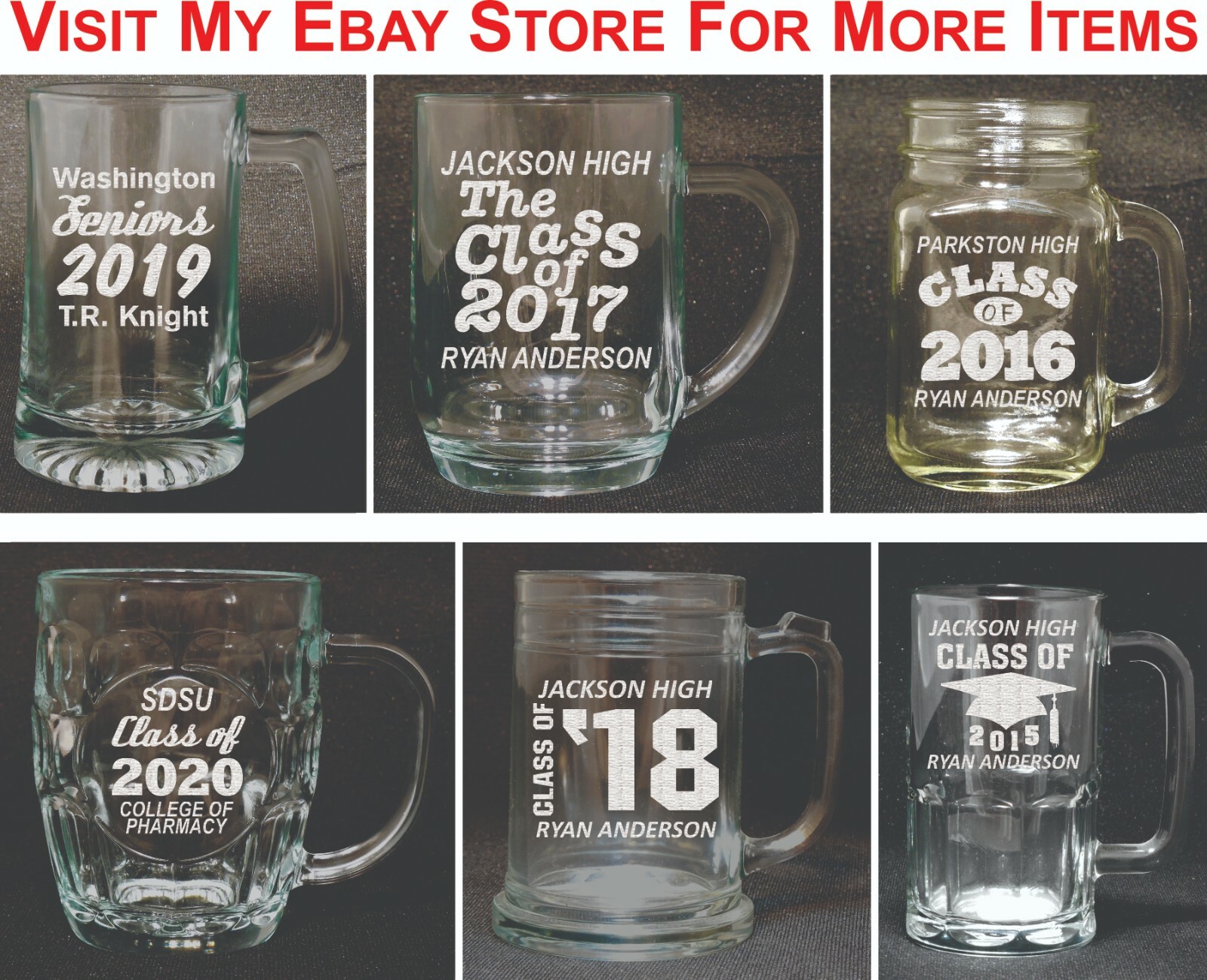 Personalized Graduation Thermos Coffee Travel Graduate Class of 2020 Gift Custom
