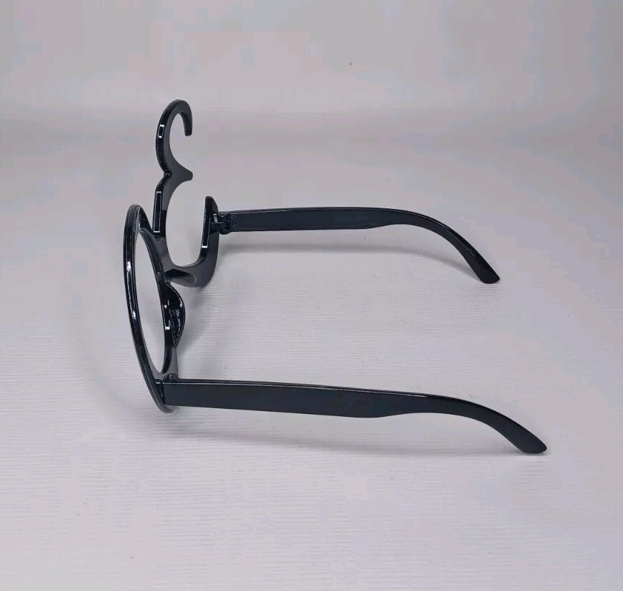 30th Birthday Novelty Number 30 Glasses Black Plastic